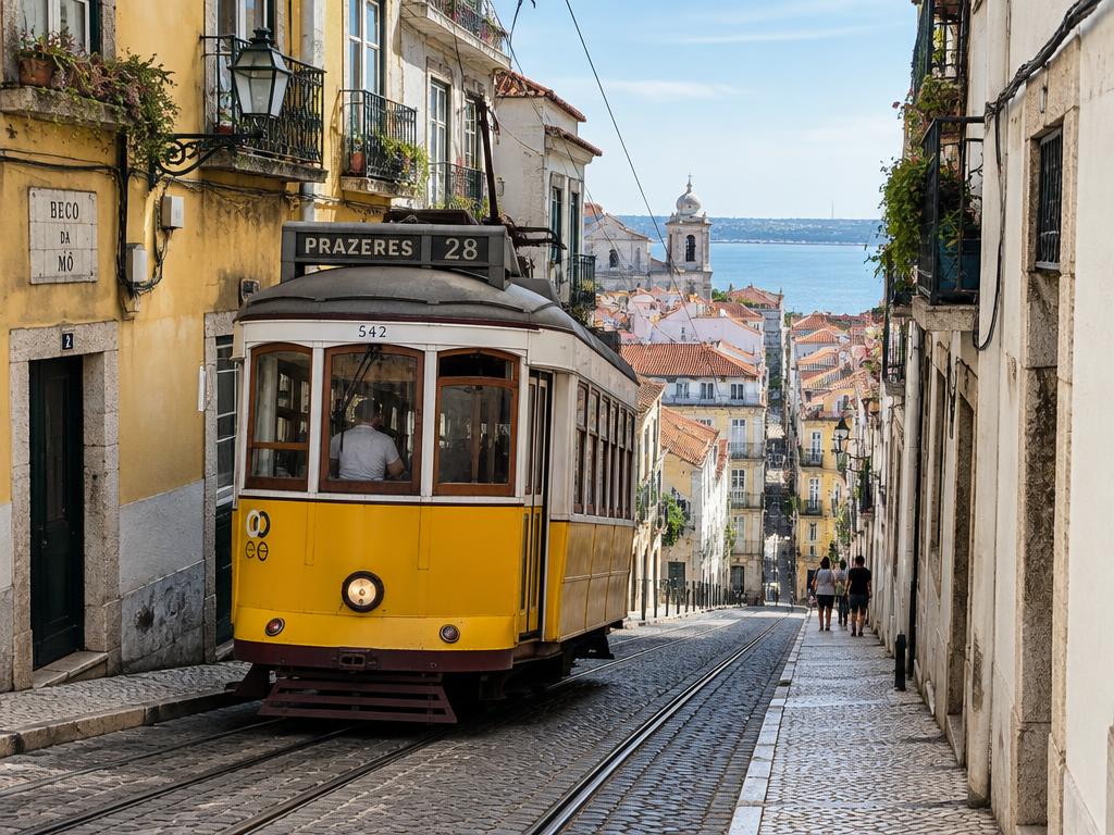 Tram 28 & Alfama, Lisbon, Portugal