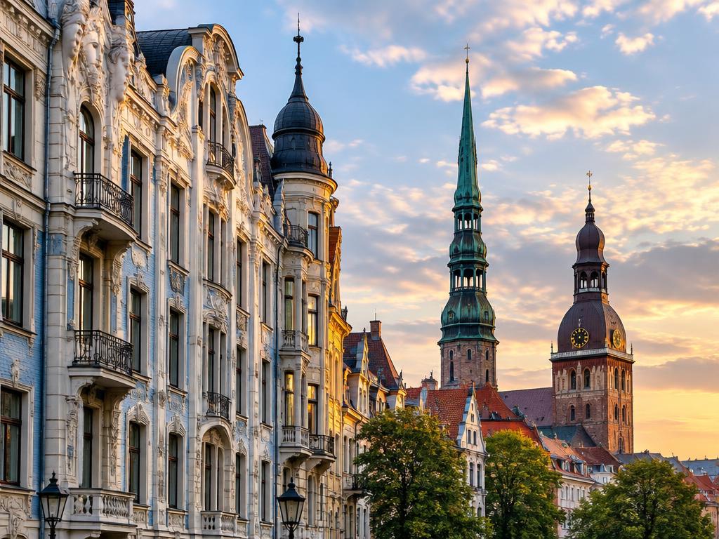 Riga Art Nouveau & Old Town, Riga, Latvia